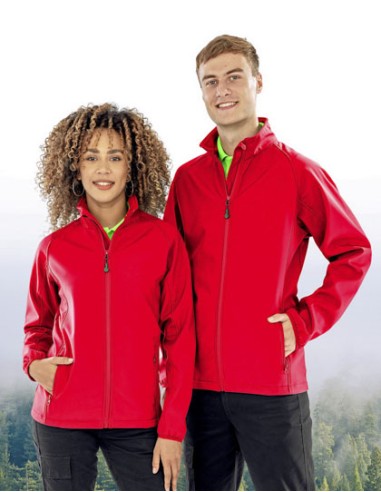 RES-R901F-Womens Recycled 2-Layer Printable Softshell Jacket